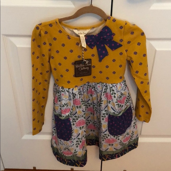 matilda jane gold star dress